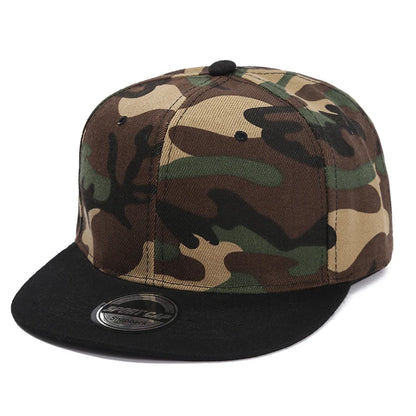 Custom Print Embroidery Logo Flat-brimmed baseball cap Unisex Outdoor Hat Hip Hop Dad Hat Gorras Hombre Street Snapback Hat
