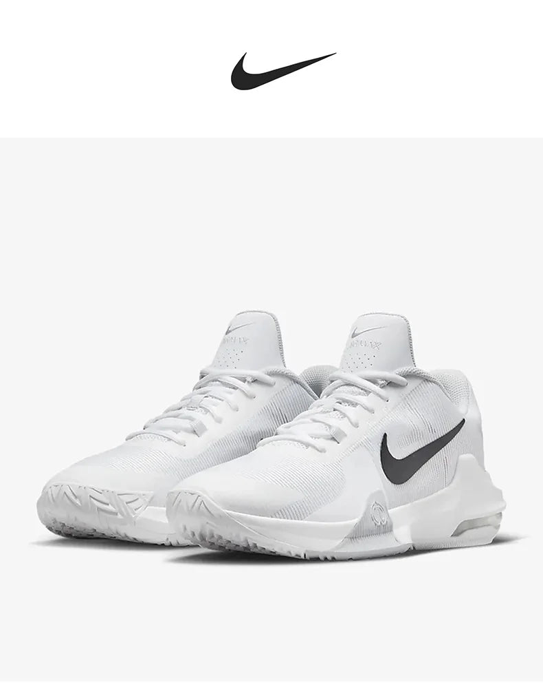 Официални оригинални мъжки баскетболни обувки с омекотяване Nike Air Max Impact 4 DM1124-100