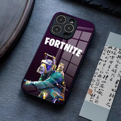 B-Battle-R-Royales-F-FortniteS Phone Case For IPhone 17 Pro Max 15 Pro 14 12 11 13 Mini X XR XS 16 Plus SE Glass Cover
