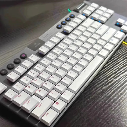 G915 913 TKL G815 G813 strukturierte, rutschfeste, transparente, hintergrundbeleuchtete Tastenkappe, geeignet für Logitech mechanische Tastaturen