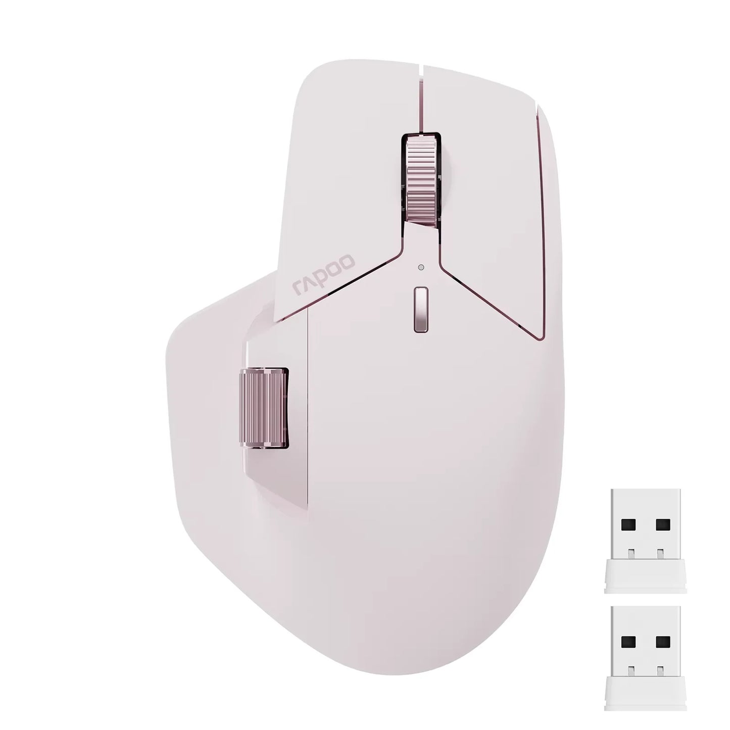 Rapoo MT760/MT760Mini Multi-mode Rechargeable Wireless Bluetooth Mouse Ergonomic 4000 DPI Supports Up to 4 Devices Office Mice