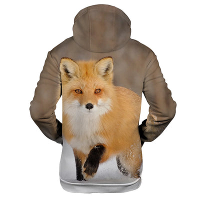 Popularne bluzy z kapturem i bluzy Hip Hop Novelty z wygodnym nowym nadrukiem 3D Fox, dla mężczyzn/kobiet, dorosłych/dzieci, casualowe bluzy wkładane przez głowę
