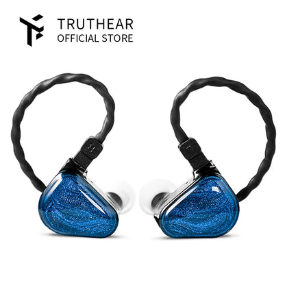 TRUTHEAR x Crinacle ZERO Earphone Dual Dynamic Drivers IEMs with 0.78 2Pin Cable game bass Earbuds