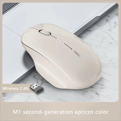 Inphic M1 Second-generation 2.4G Wireless Mouse Type-C Rechargeable Silent Office Mouse Ergonomics Battery Level Display