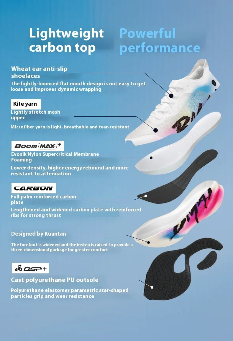 BMAI New 42KM Marathon Men Women's Sports Shoes Cushioning Running Shoes Breathable Gym Sneakers for Women Designer Man Trainers