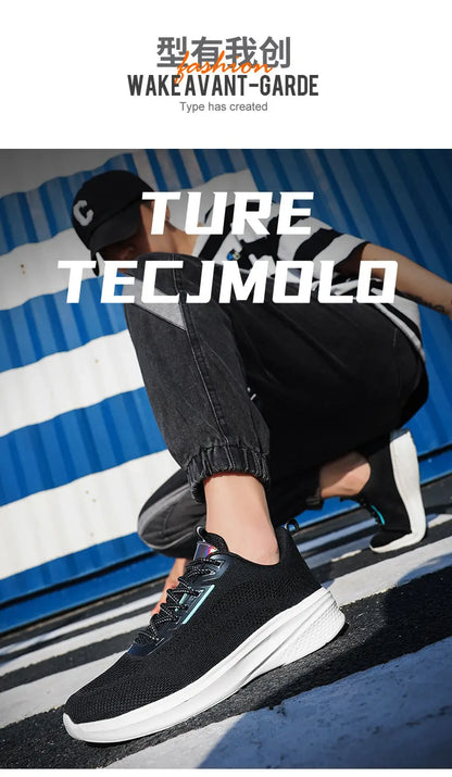 Leather Men Shoes Sneakers Trend Casual Shoe Italian Breathable Leisure Male Sneakers Non-slip Footwear Men Vulcanized Shoes