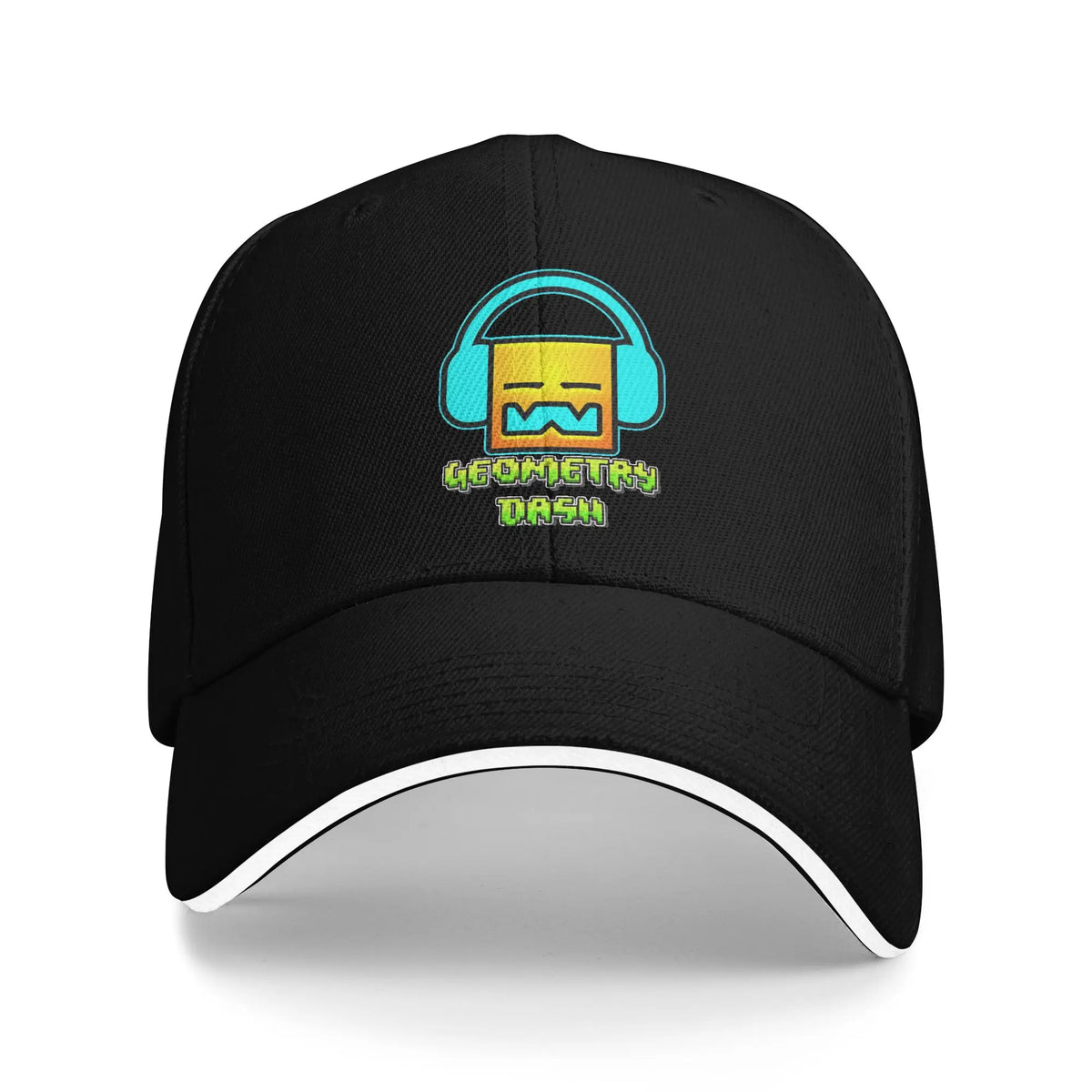 Geometry Cube Gaming Dash -baseball-lippalakki Hip Hop Sandwich -hatut Unisex-säädettävä Dad Hat -urheilulippalakki