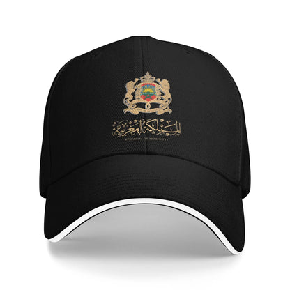 Gorra de béisbol con mapa y bandera de Marruecos, modelo Y2K, gorra tipo «trucker» veraniega para hombre y mujer, ideal para caza y acampada