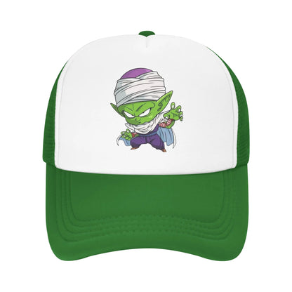 Dragon Ball Z Vegeta Mesh Baseball Caps Men Women Popular Trucker Hat  Hat Adjustable Polyester Trucker Cap Summer Trucker Hats