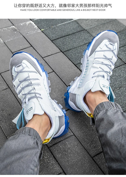 Zapatillas para hombre, calzado casual masculino, tenis de lujo, zapatillas deportivas transpirables, mocasines de moda y calzado de running para hombre