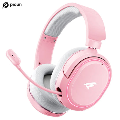Cuffie da gaming wireless Picun G2 Bluetooth 5.3 – audio surround 7.1, microfono ENC, batteria 100H, cuffie a bassa latenza per PC, PS5, PS4, Switch e dispositivi mobili