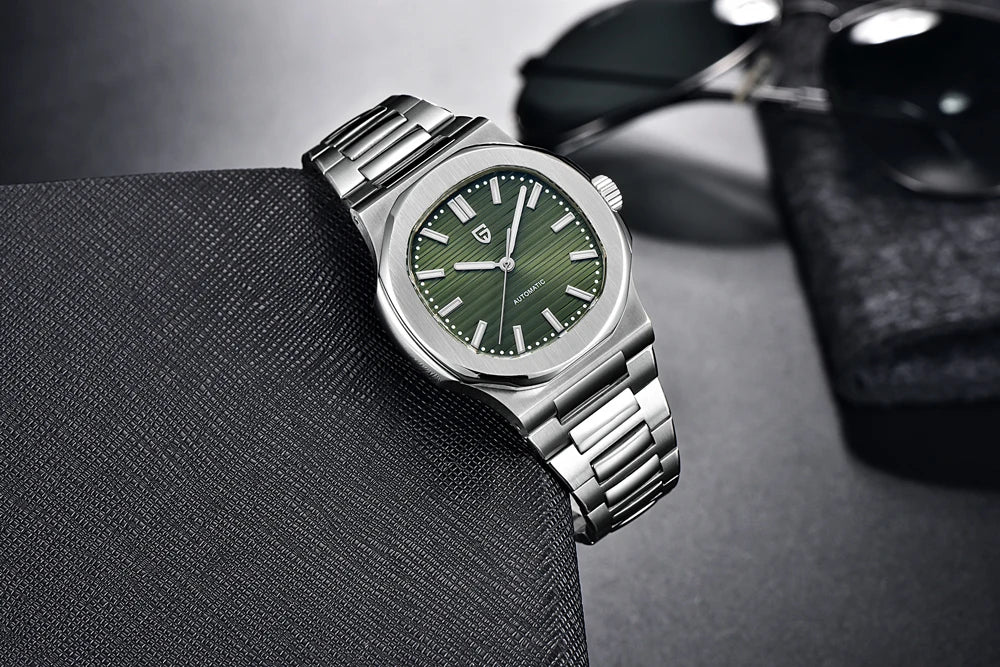 PAGANI DESIGN 2026 New Luxury Automatic Watch  Men Mechanical Wristwatch Stainless Steel Sapphire glass 40MM Barrel dial Watch