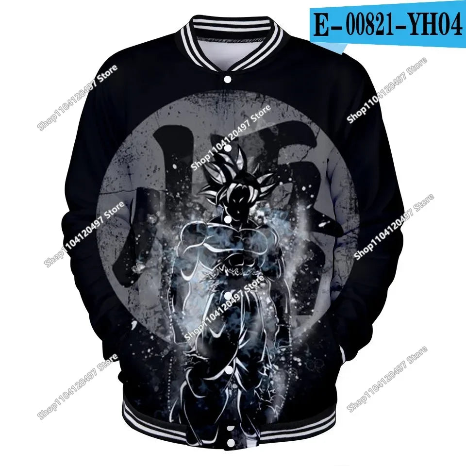 Dragon Ball Goku Kid Men Zipper Hoodie Cartoon Japan Style Anime Women Sweatshirt 2025 New Fashion Children Jackets Coat, produit gaming premium Fraquane