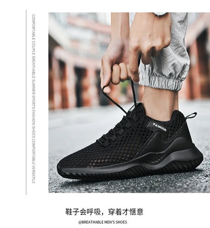 2026 Summer Men's Loafers Walking Mesh Breathable Summer Comfortable Casual Shoes Sneakers Zapatillas Hombre Men Running shoes