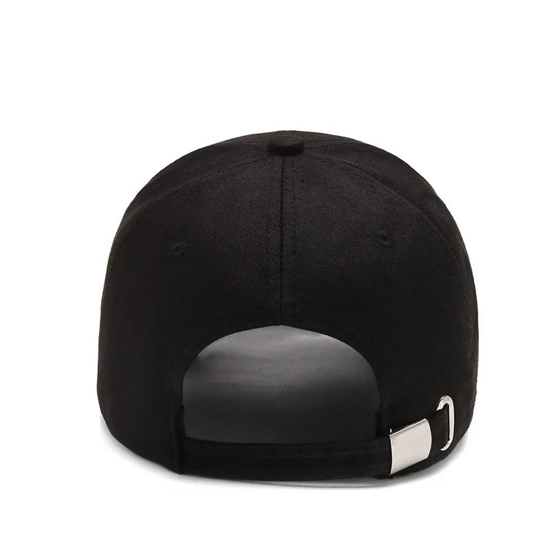 Four Seasons HatsMen Trendy Black Retro brooklyn Letter Embroidery Baseball Cotton Adjustable Casual Hat Hip Hop Sun Hats