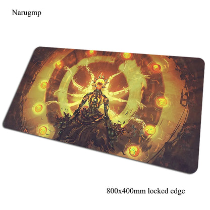 Overwatch Mauspad 80x40cm Gaming-Mauspad Halloween-Geschenk großes Mauspad Gamer-Computertischmatte Notebook-Mousemat PC
