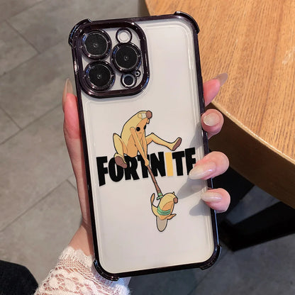 Anime Fortnite zaštitna maska za telefon za Xiaomi Redmi A7 15 A3 15C 14C K50 A1 Note 15 14 13 12 12s Pro Plus 4G 5G, otporna na padove