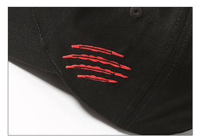 New Cotton Black Tiger Embroidery Baseball Cap Men Women Hip Hop Hat Summer Leisure Trucker Caps Unisex Snapback Hats Gorras