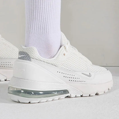 Nike Rear Cushioning Air Cushioning Rebound Training Women's Running Shoes, New Lightweight, Comfortable, Supportive, Durable Commuting Sports Running Shoes, Air Max Pulse, Simple and Elegant Beige Color, Versatile Casual Spo