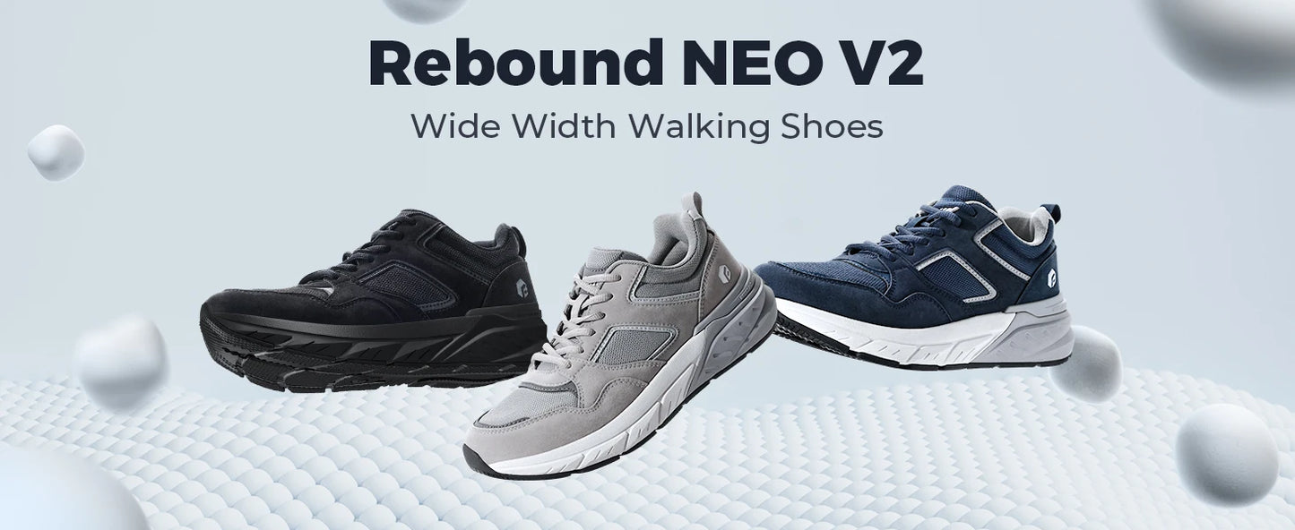FitVille Newest Running Shoes for Men Wide Width Sneakers with Arch Support for Flat Feet Heel Pain Relief Plantar Fasciitis