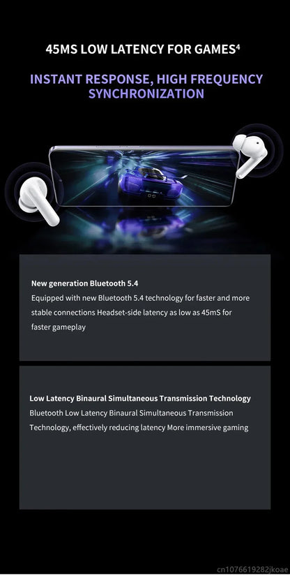 realme Buds T310 Earealme Buds T310 Wireless Earbuds Bluetooth 5.4 – 46dB Active Noise Cancelling HiFi Earphones with Deep Bass & Long Battery Liferphones 46dB Active Noise Cancelling HiFi Wireless Headphones Bluetooth 5.4 Game Music Headset Long Standby