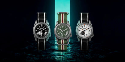 Boderry GOLDACE Titanium Chronograph Watch Mecha-Quartz Movement Luminous Business Wristwatch 100M Waterproof Clock