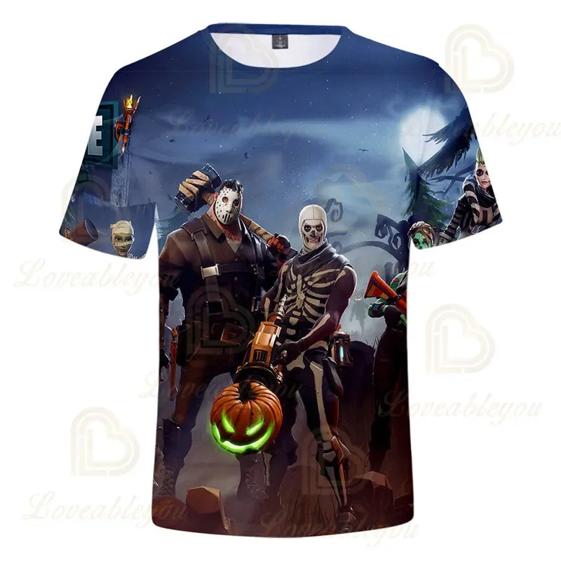 Sweatshirt 3D Fortnite Victory Battle Royale para criança, menino e menina, roupa infantil, tops e T-shirt de herói para adolescentes
