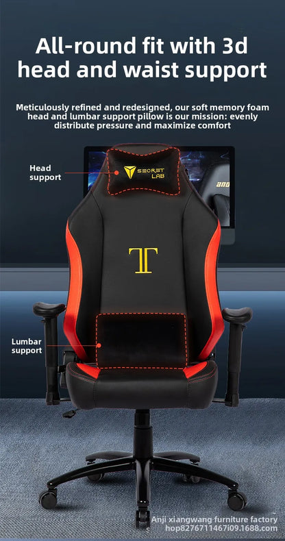 Secret Lab Gaming Chair Pro Ergonomic Elevating Desk Computer Chair Ideal for Esports Hotels Comfy Gaming Chair Gaming Chair