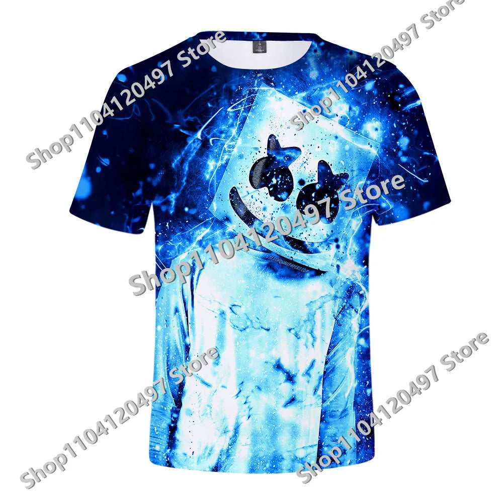 Fortnite Theme Birthday Number T-Shirt, Summer Child White Clothes, Cartoon Hot Game Short Sleeve Tees, Casual Tops, Funny Gifts