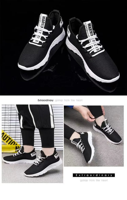 Pánské tenisky, ležérní, lehké, síťované, sportovní boty, letní, outdoorové, s měkkou podrážkou, prodyšné, pohodlné, módní, trendy běžecké boty