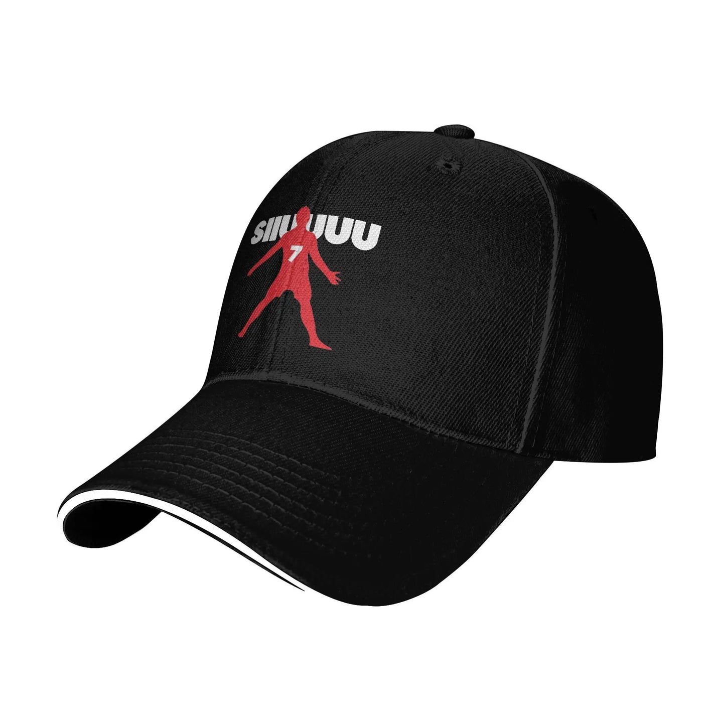 Footbal Ronaldos Baseball Cap Hip Hop Sandwich Hats Unisex Adjustable Sun Hat Running Golf