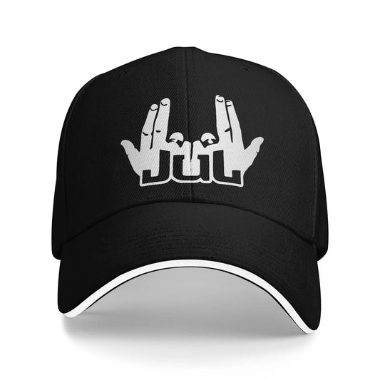 Gorra de béisbol estilo rapero cantante Jul Sign, unisex, gorra casquette, diseño único, entrenamientos al aire libre, regalo, gorra snapback