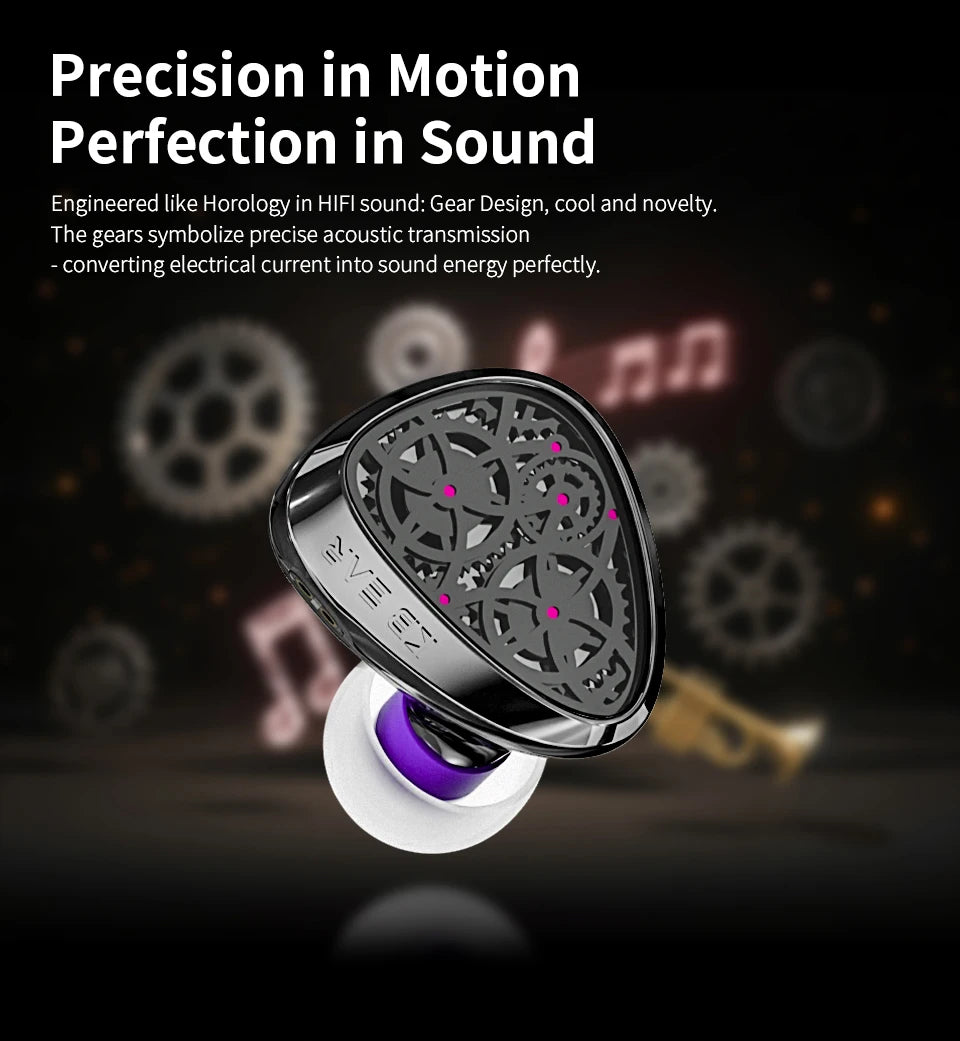 KBEAR Tourbillon-Pro TB-PRO in-Earphone 10mm DD High Resolution TypeC HIFI Wired Earbuds PU+PEEK+DLC Composite Diaphragm