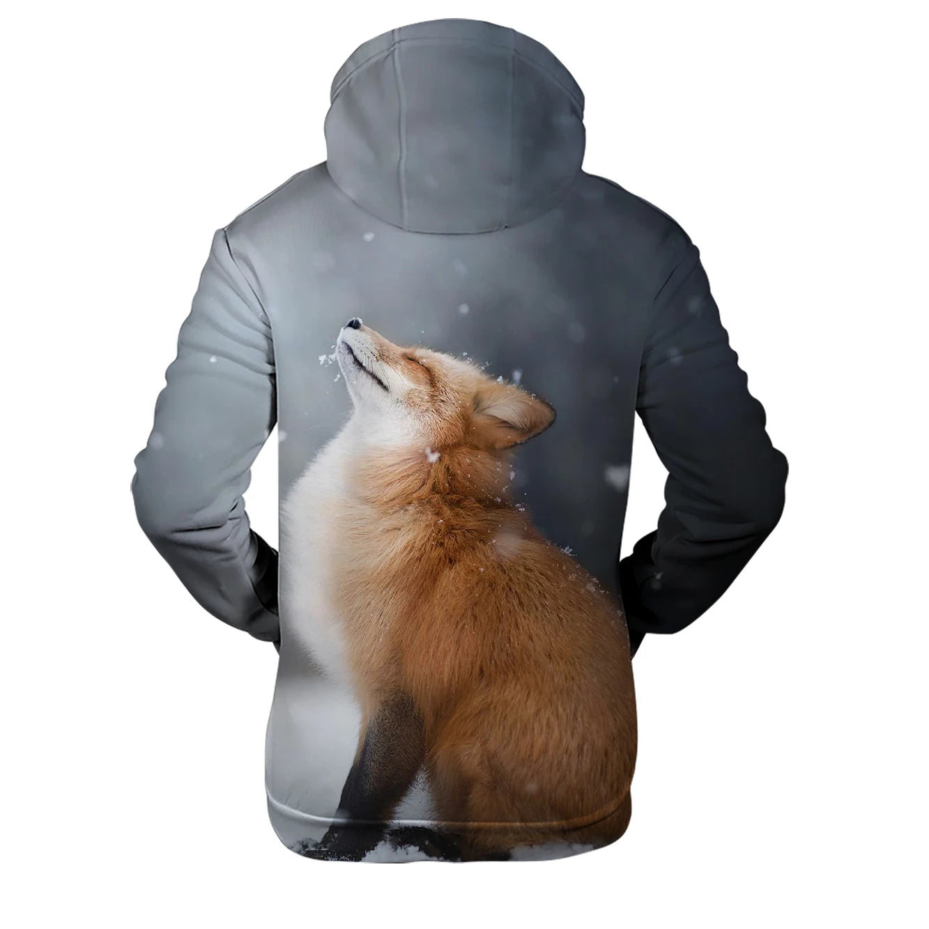 Popularne bluzy z kapturem i bluzy Hip Hop Novelty z wygodnym nowym nadrukiem 3D Fox, dla mężczyzn/kobiet, dorosłych/dzieci, casualowe bluzy wkładane przez głowę