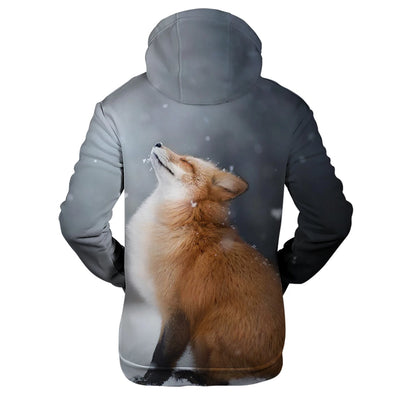 Popularne bluzy z kapturem i bluzy Hip Hop Novelty z wygodnym nowym nadrukiem 3D Fox, dla mężczyzn/kobiet, dorosłych/dzieci, casualowe bluzy wkładane przez głowę