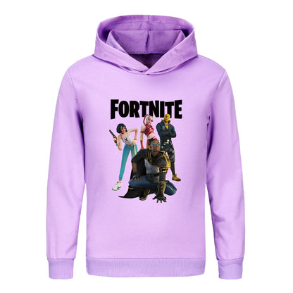 Hoodie Fortnite para Crianças Roupa de Princesa para Meninas Moda Bebé Rapazes Roupa Primavera Outono Sweatshirt Tops Infantis 4403