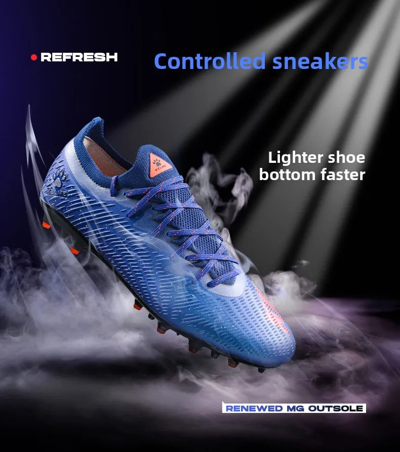 Kelme Adult Professional Soccer Shoes TF Nail Breaking Youth Training Football Boots MG Anti-Slip Match Football Shoes