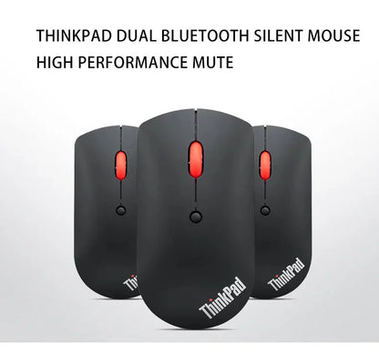 Lenovo ThinkPad Wireless Mouse 4Y50X88822 Dual Bluetooth Office Mouse Laser Mouse Black Ergonomic Laptop Mouse