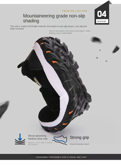 2024 Large 38-50 Outdoor Hiking Camping Running Jogging Casual Sports Shoes Waterproof, Anti-slip and Breathable Sports Shoes
