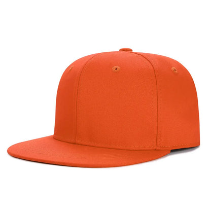 Custom Print Embroidery Logo Flat-brimmed baseball cap Unisex Outdoor Hat Hip Hop Dad Hat Gorras Hombre Street Snapback Hat