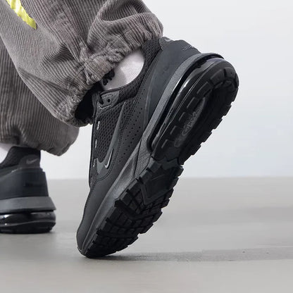 Nike Half-Palm Visible Air Cushion Cushioning Rebound Fitness Men's Running Shoes New Model Wear-Resistant Lightweight Textured Upper Training Sports Running Shoes Air Max Dn Double Hook Design Versatile Trendy Daily Travel C