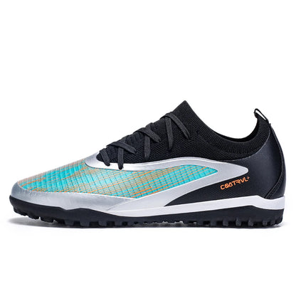 Men New TF Football Boots Sneakers Society Field Resistant Adult Breathable Male Soccer Shoes Training Top Quality Studded