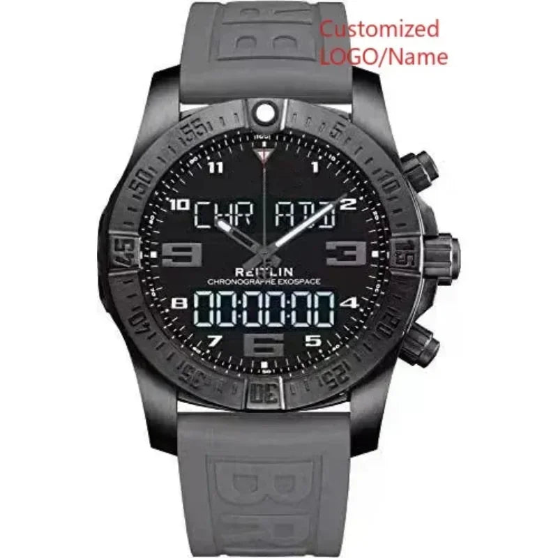 A11 Store Customized Watch Men's Sport Aerospace Evo Black Blue Rubber Luxury Digital Watch Fashion Watches