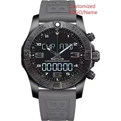 A11 Store Customized Watch Men's Sport Aerospace Evo Black Blue Rubber Luxury Digital Watch Fashion Watches