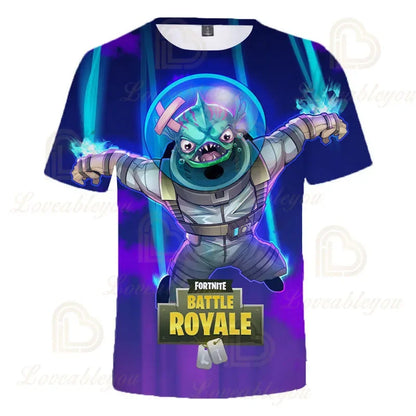 Sweatshirt 3D Fortnite Victory Battle Royale para criança, menino e menina, roupa infantil, tops e T-shirt de herói para adolescentes
