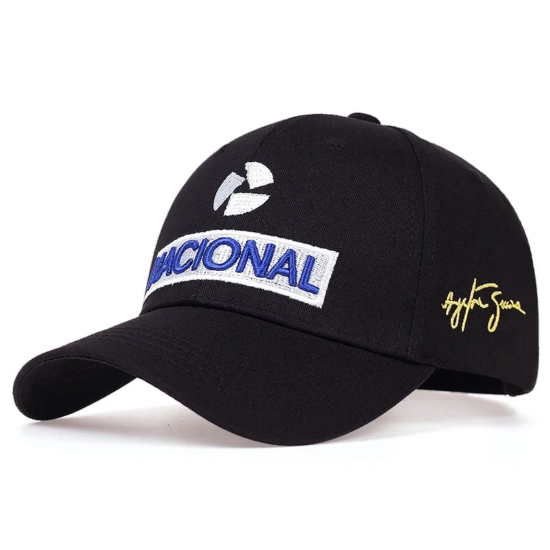 Unisex-Baseballcaps NACIONAL mit Buchstabenstickerei, verstellbare Outdoor-Freizeitmützen für Frühling und Herbst, Sonnenschutz-Sport- und Golfcaps