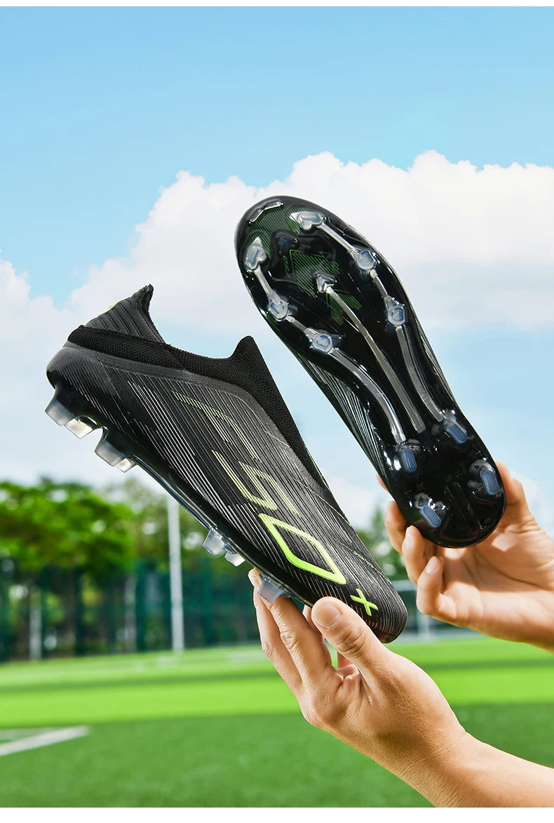 New Men's Football Boots Turf Comfortable Cleats Futsal Non Slip Soccer Shoes Sport Ultralight Fg Grass Indoor Adult Non-Slip