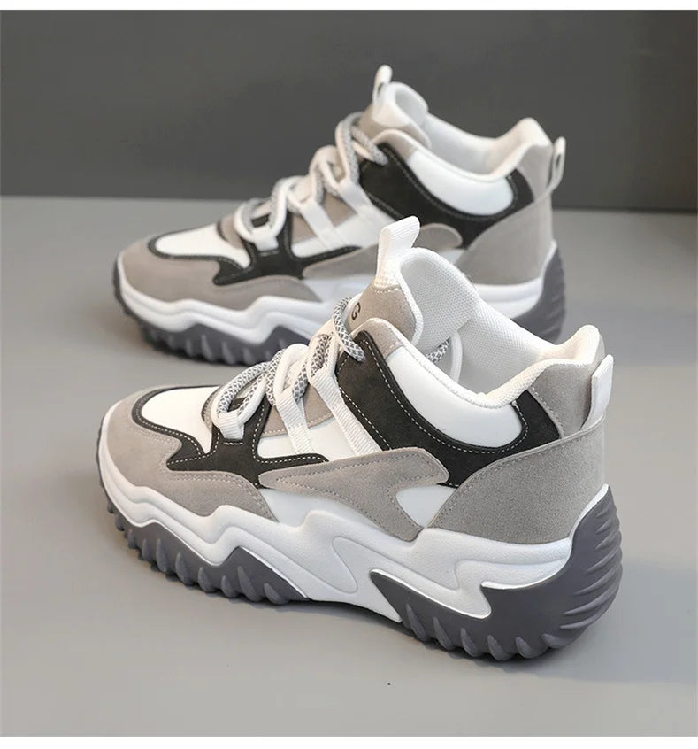 Sneakers for Women 2023 Autumn Slip-On Breathable Mesh Casual Shoes Women Heels Loafers