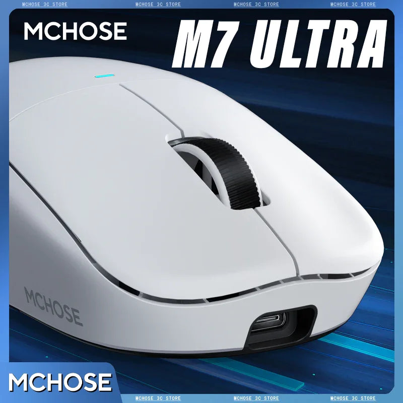 MCHOSE M7 Ultra Ergonomische gamingmuis PAW3950 Super Sensor TOPSPEED 8000Hz polling rate lichtgewicht ontwerp Realtek Master-muizen
