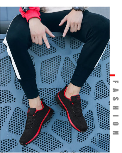Scarpe da running da uomo traspiranti, leggere e comode, scarpe casual da uomo, sneakers outdoor slip-on per camminare